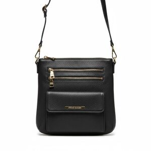 Steve Madden Black Crossbody Bag with Gold Accents